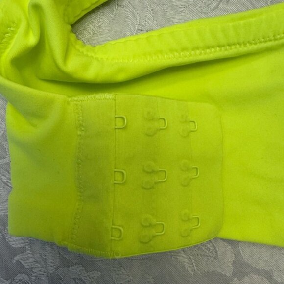 Skims 44DDD Bra Seamless T Shirt Underwire Neon Green Highlighter Rare - Picture 7 of 9